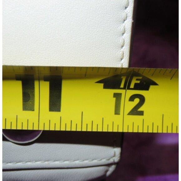 Coach 2014 Charlie Embossed Python Leather Large Tote Bag in Chalk White - Picture 16 of 16